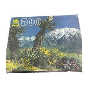 Golden Guild 500 Piece Puzzle Bonus Pack Mt Hood Crystal River And Light House!